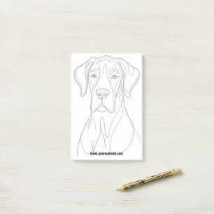 Great Dane-notities Post-it® Notes