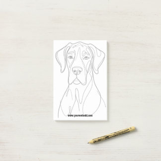 Great Dane Notities Post-it® Notes