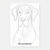 Great Dane Notities Post-it® Notes (Voorkant)