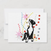 Great Dane Oefeninladung Kaart (Achterkant)