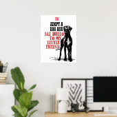 Great Dane Opvang Donatie QR Code Poster (Thuiskantoor)