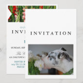 Great Dane Photo invitation  Kaart (Voorkant / Achterkant)