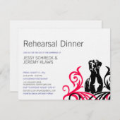 Great Dane pink Rehearsal Kaart (Voorkant / Achterkant)