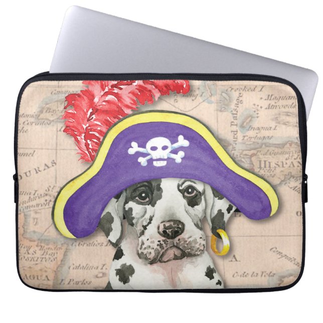 Great Dane Pirate Laptop Sleeve (Voorkant)