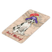 Great Dane Pirate Magneet (Linkerzijde)