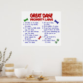 GREAT DANE PL2 POSTER (Keuken)