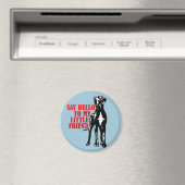 Great Dane Plezier Geschenken Magneet (Insitu (Vaatwasser))
