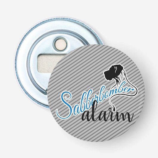 Great Dane plezier in Duitsland Button Flesopener (Voorkant)