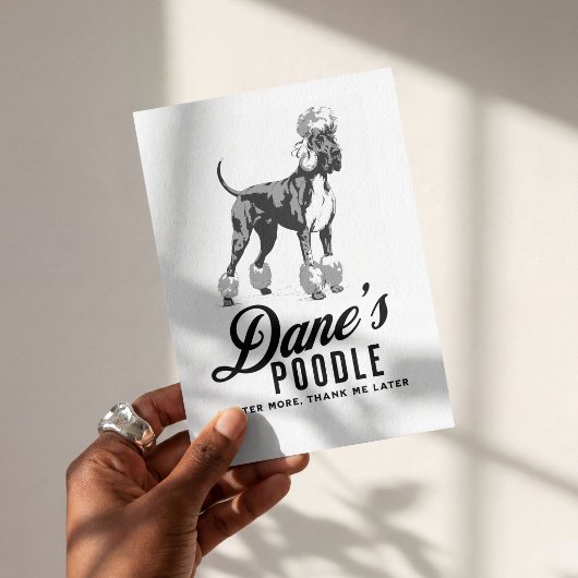 Great Dane Poodle Gemengd ras: Castreren maar!