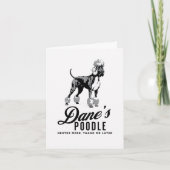 Great Dane Poodle Gemengd ras: Castreren maar! (Voorkant)
