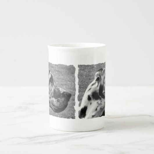 GREAT DANE PORSELEIN KOP (Voorkant)