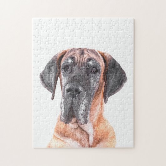 Great Dane Portret Legpuzzel (Verticaal)