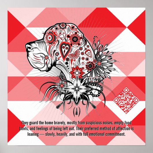 Great Dane Poster (Voorkant)