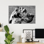 GREAT DANE POSTER (Thuiskantoor)