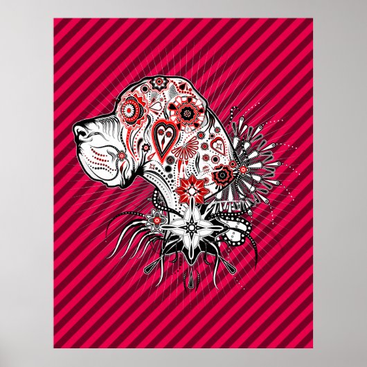 Great Dane Poster (Voorkant)