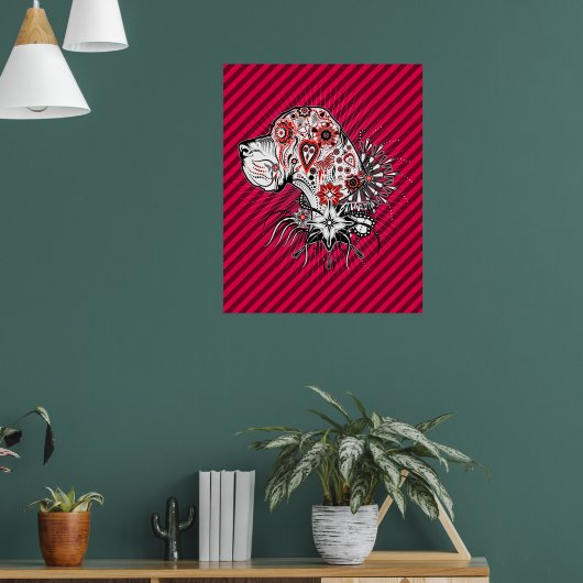 Great Dane Poster (Woonkamer 1)