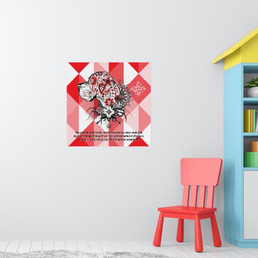 Great Dane Poster (Kinderkamer 1)