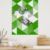 Great Dane Poster (Keuken)