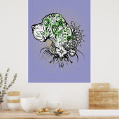 Great Dane Poster (Keuken)