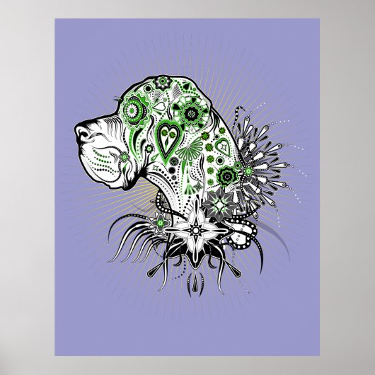 Great Dane Poster (Voorkant)
