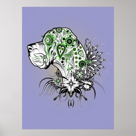 Great Dane Poster (Voorkant)