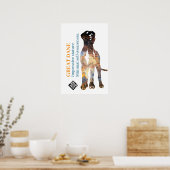 Great Dane Poster Fotografie masker (Keuken)