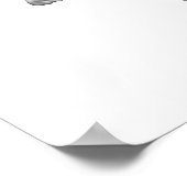 Great Dane Pouting Harlequin Poster (Hoek)