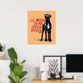 Great Dane Pretfun Poster (Thuiskantoor)