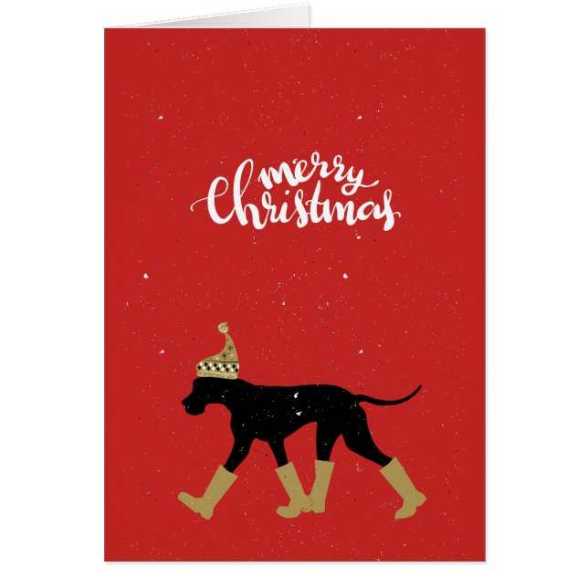 Great Dane Prettig Kerstfeest (Voorkant)