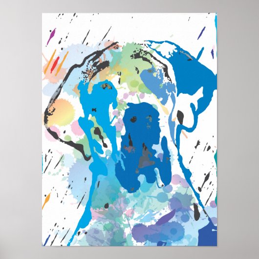 Great Dane Print Poster (Voorkant)