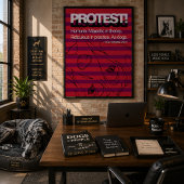 Great Dane protesteert dat mensen belachelijk zijn Poster