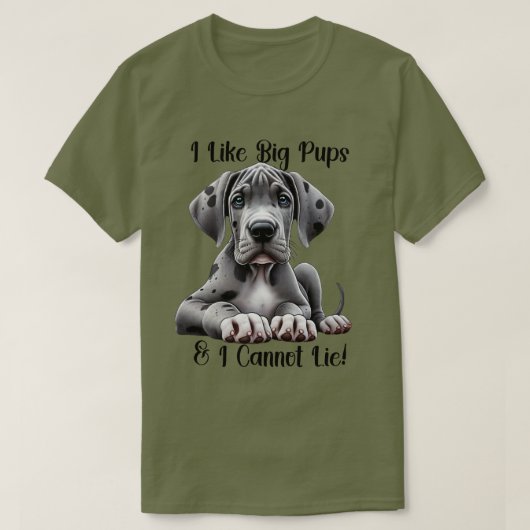 Great Dane Puppy T-shirt (Design voorkant)