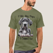 Great Dane Puppy T-shirt (Voorkant)