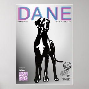 Great Dane Puppy Verkoop Poster