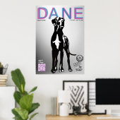 Great Dane Puppy Verkoop Poster (Thuiskantoor)