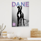 Great Dane Puppy Verkoop Poster (Keuken)