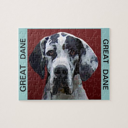 Great Dane Puzzle Legpuzzel (Horizontaal)