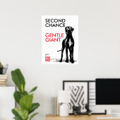 Great Dane Reddings QR-code Poster (Thuiskantoor)