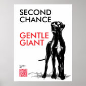 Great Dane Reddings QR-code Poster (Voorkant)