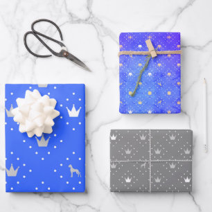 Great Dane Regal Pattern Inpakpapier Vel
