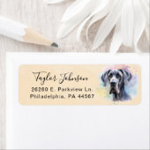 Great Dane Return-adreslabel Etiket (Insitu)