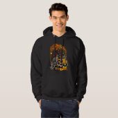 Great Dane Riding Leopard Truck Pumpkin Thanksgivi Hoodie (Voorkant volledig)