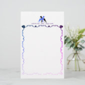 Great Dane romantic Letter-briefpapier Briefpapier (Staand voorkant)