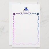 Great Dane romantic Letter-briefpapier Briefpapier (Achterkant)