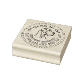 Great Dane ronde eeuwigdurende kalender  Rubberstempel (Stempel)