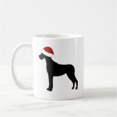Great Dane Santa Hat Koffiemok (Links)