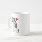 Great Dane Santa Hat Koffiemok (Voorkant links)