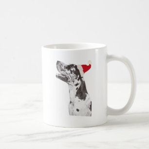 Great Dane Santa Hat Koffiemok