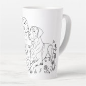 Great Dane scene  Latte Mok (Rechterhoek)