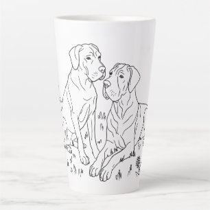 Great Dane scene Latte Mok